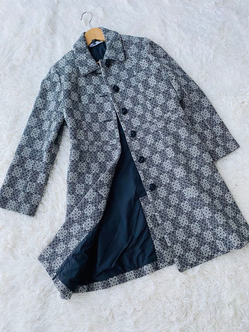 LAURAASHLEY 11号　ロングコート　美品　極上のコートローラアシュレイ