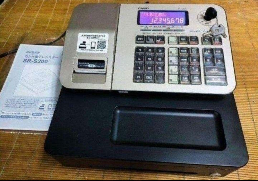 カシオレジスター　SR-S200　最新機種　スマホ設定売上管理　003222