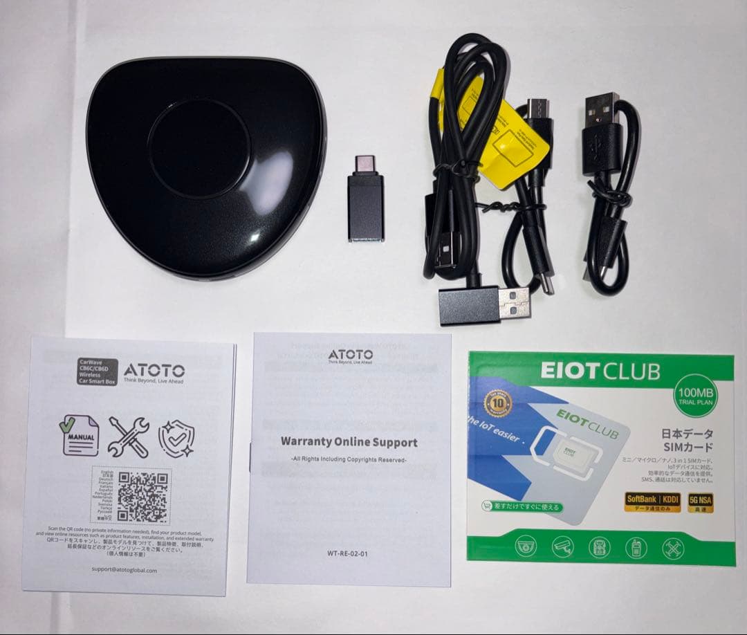 ATOTO CarWave CB6D 8G+128GB ワイヤレスCarPlay