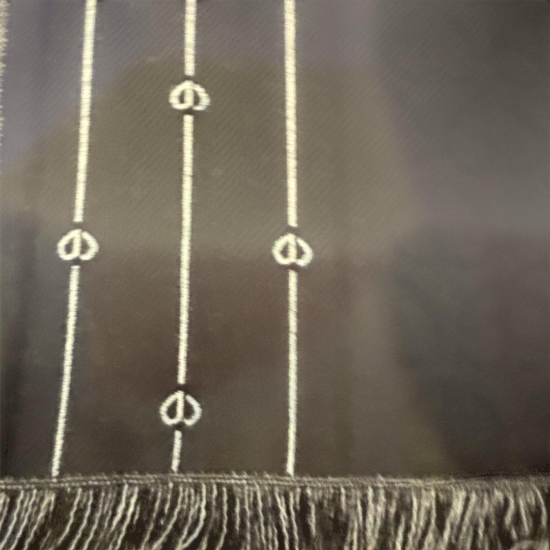 Dior ネイビー マフラー ロゴ入り