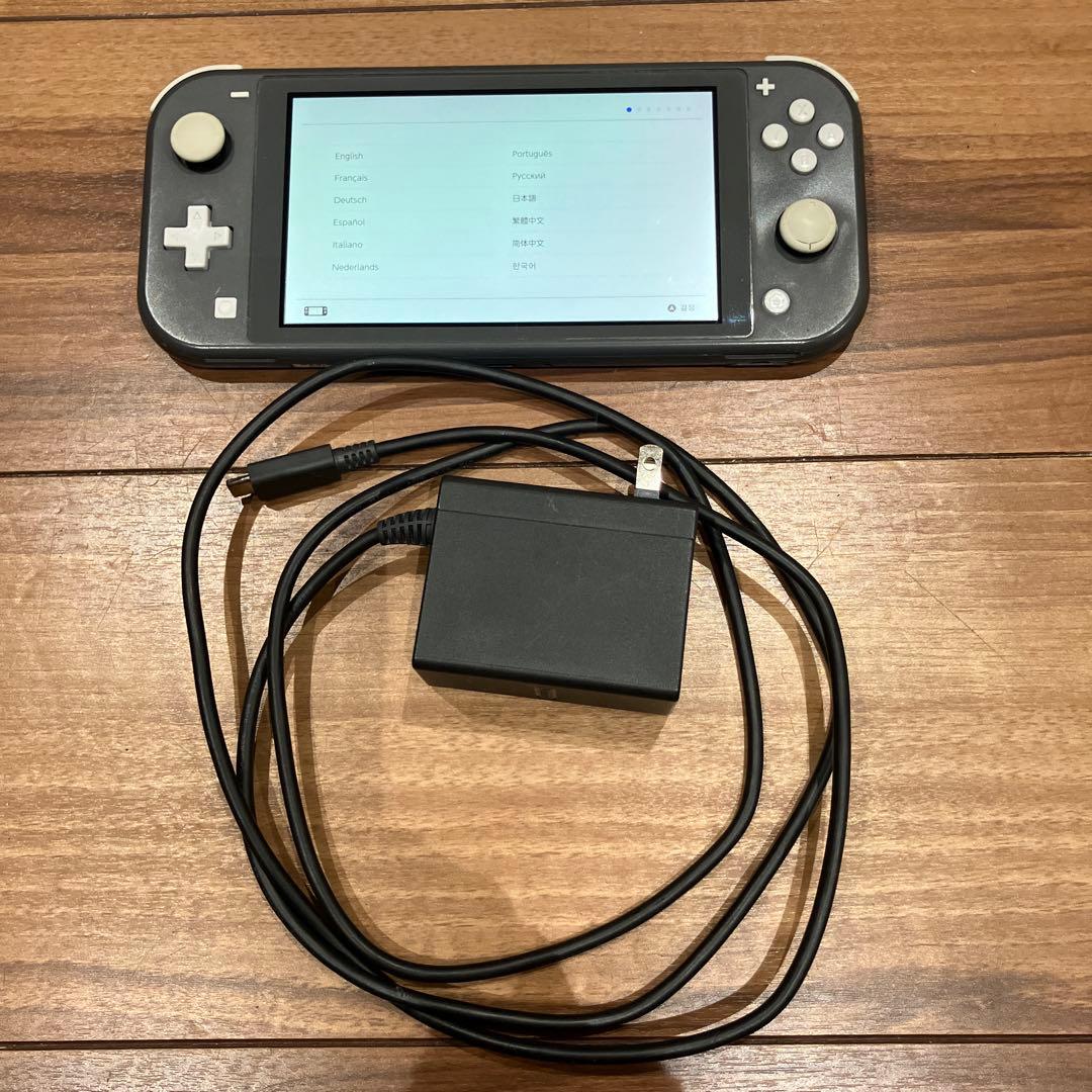 Nintendo Switch Lite グレー 本体と充電器のみ
