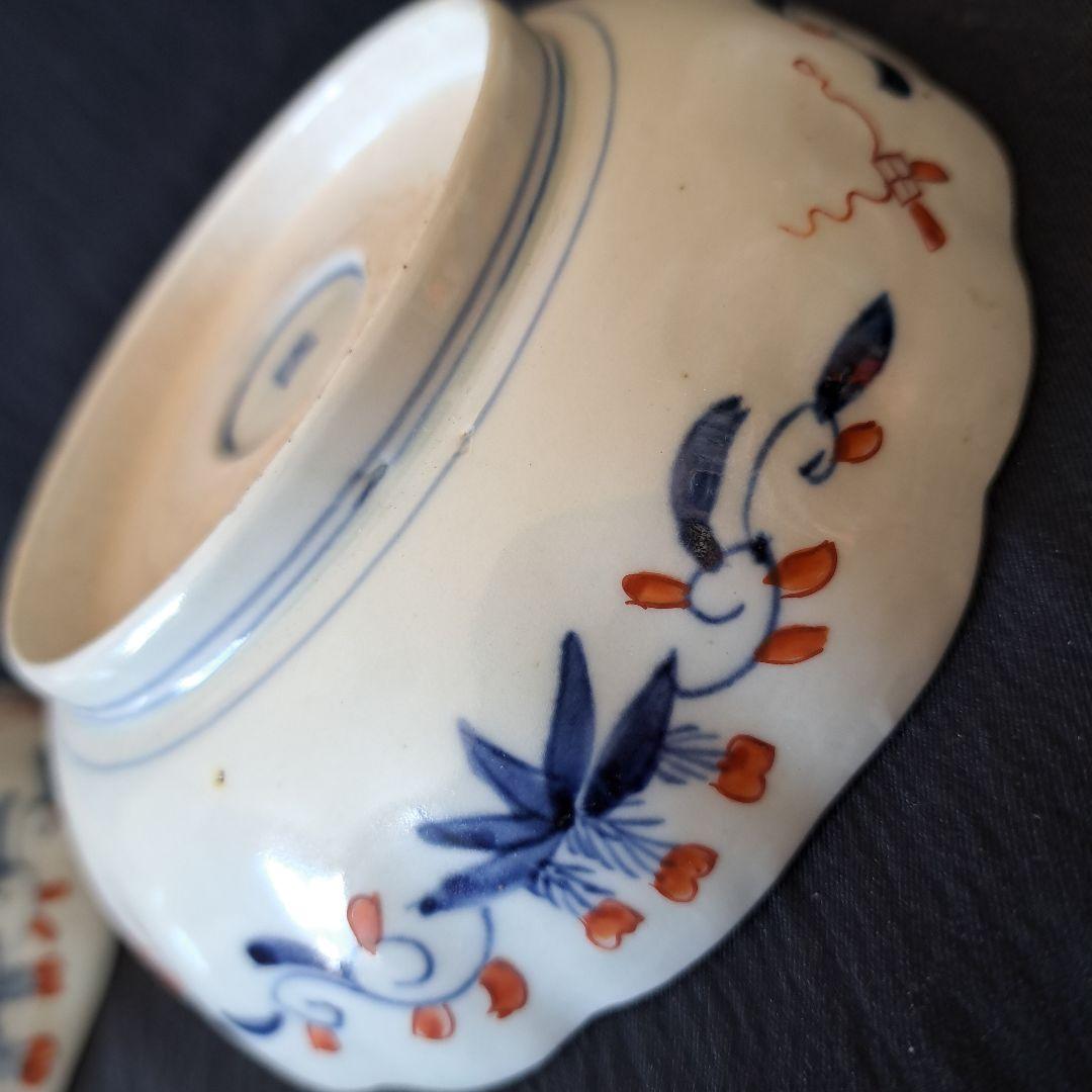 「ご成約者」です。 「金彩うさぎに 青海波」古伊万里皿　2点まとめて