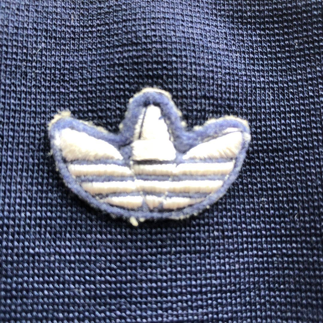 アディダス　'70ヴィンテージ西ドイツ製ガイコツジャージネイビーD.I.50