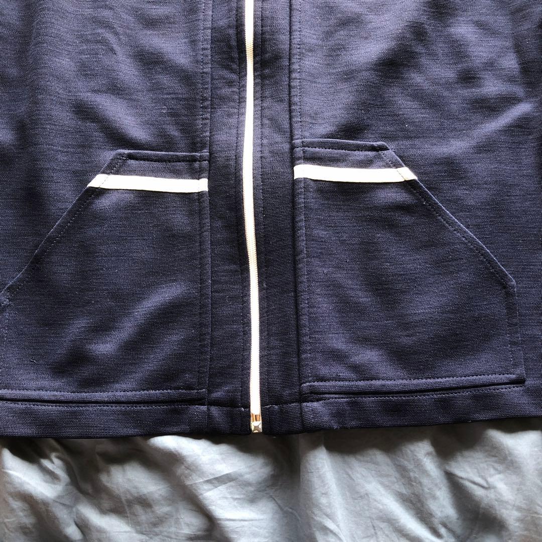 アディダス　'70ヴィンテージ西ドイツ製ガイコツジャージネイビーD.I.50