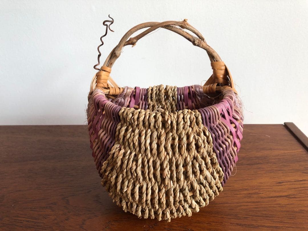 アメリカ カリフォルニア　かご２点セット