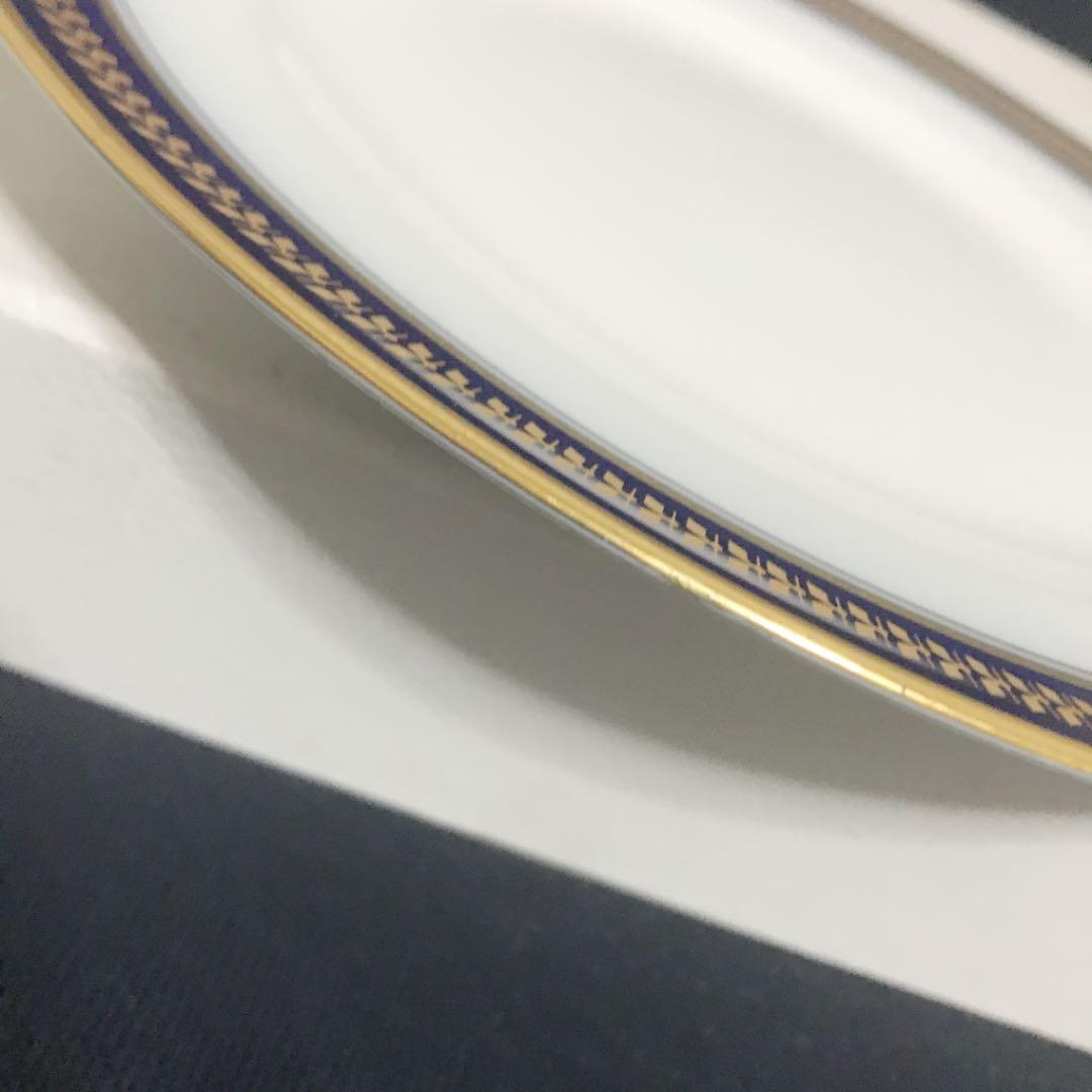 大倉陶園　ゴールドウィング　瑠璃　20cm  ６枚セット