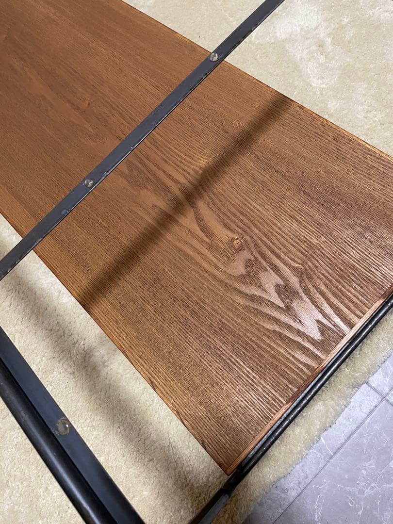 美品　アデペシュ a depeche ガラステーブル　センターテーブル