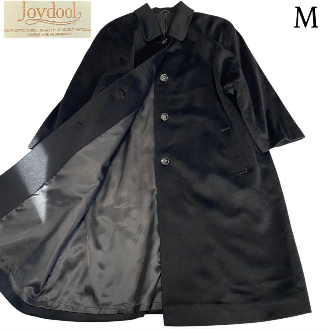カシミヤ100%×美品【Joydool】マキシ丈ロングチェスターコート 黒 M