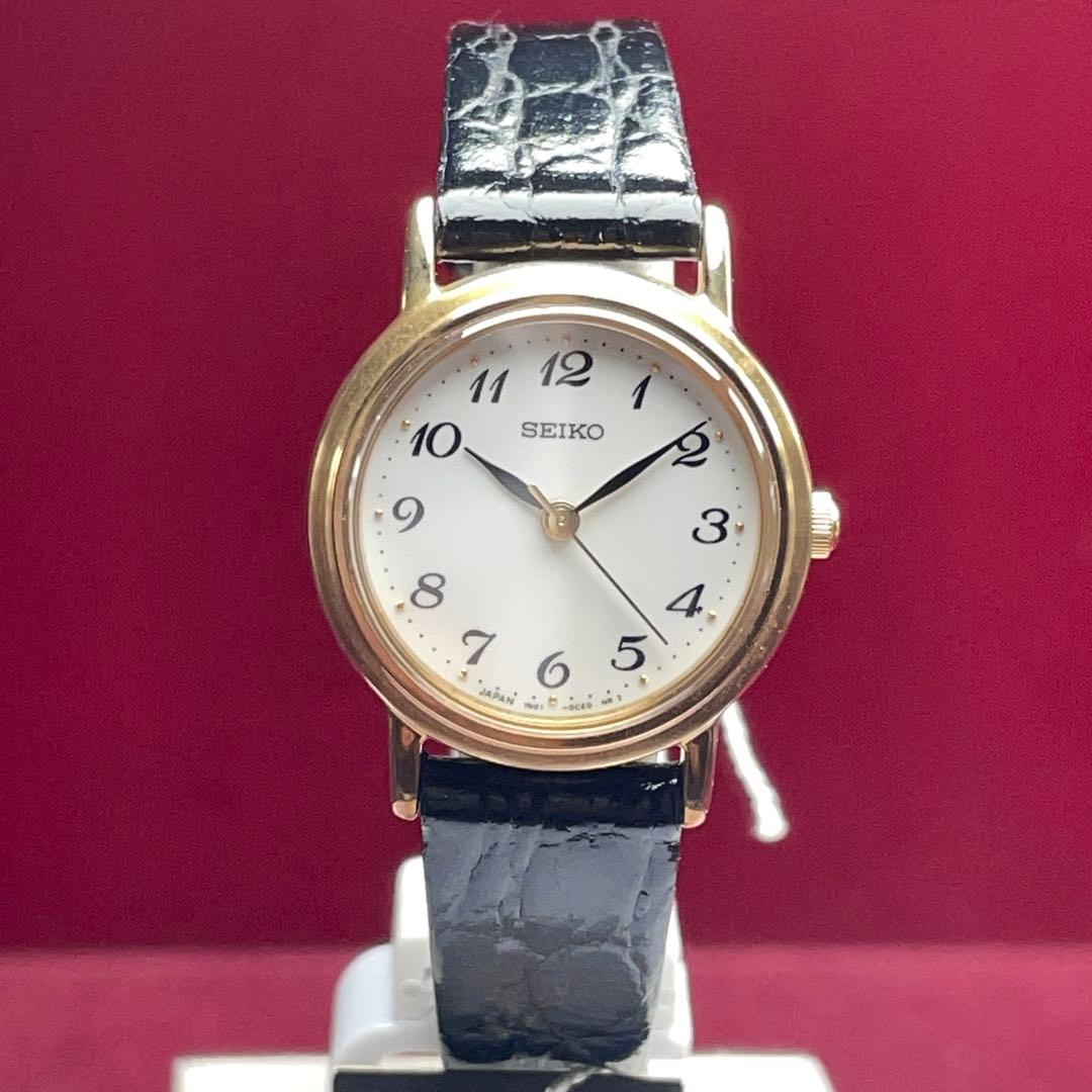 1996年製 未使用 SEIKO SPIRIT 純正尾錠 純正革ベルト 日本製