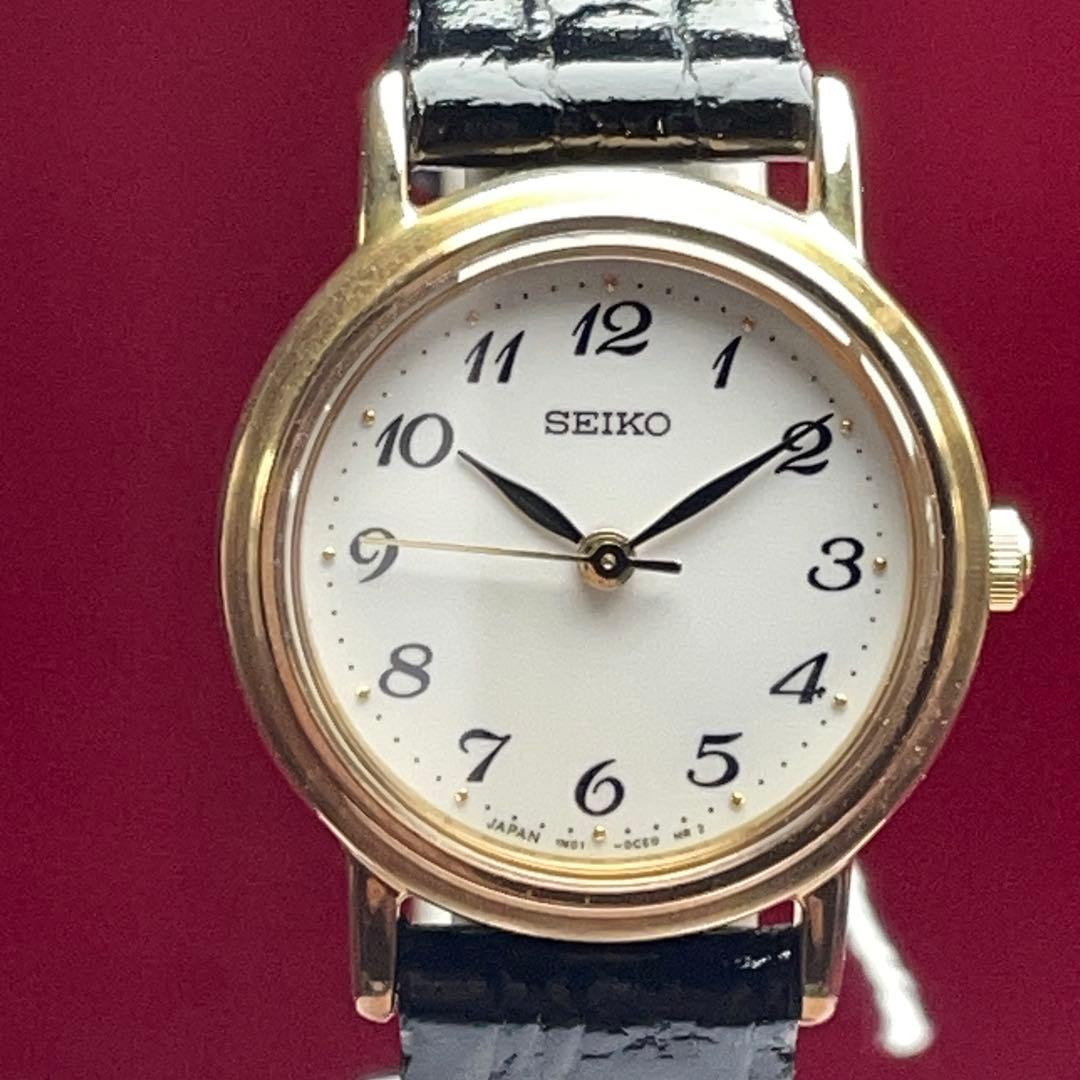 1996年製 未使用 SEIKO SPIRIT 純正尾錠 純正革ベルト 日本製