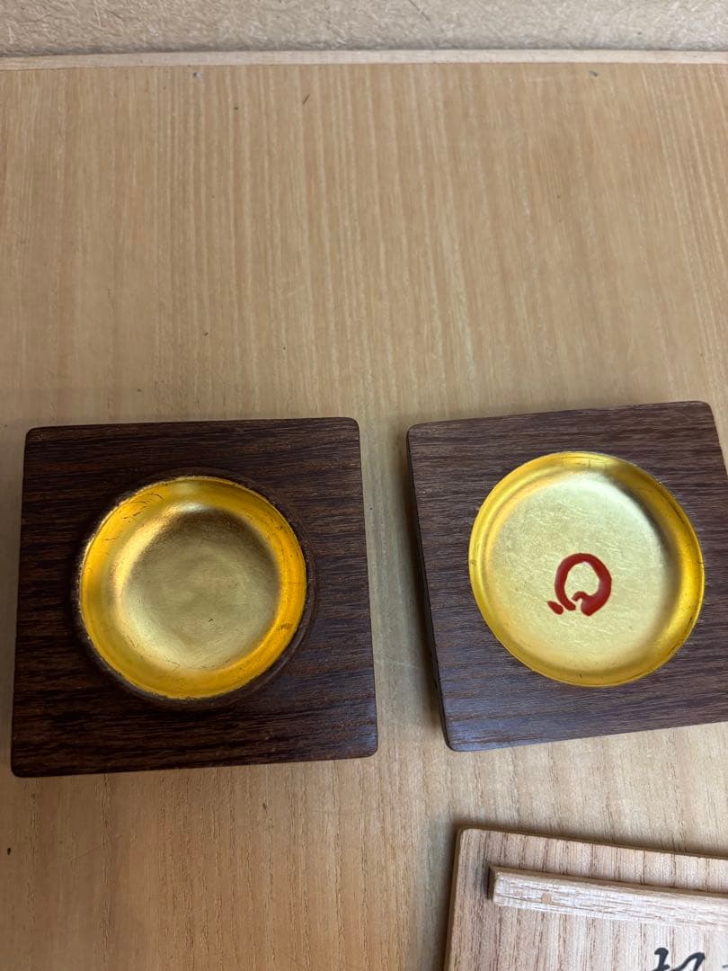 茶道具　楓水　桑彫香合　川本光春作 益州書付