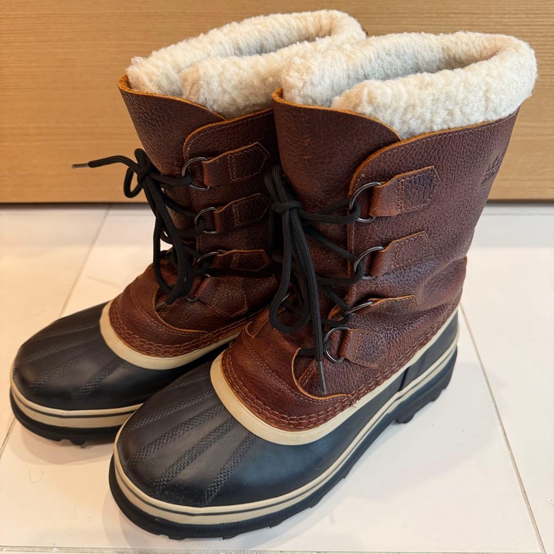 ソレル SOREL カリブー ウール Tobacco 26cm