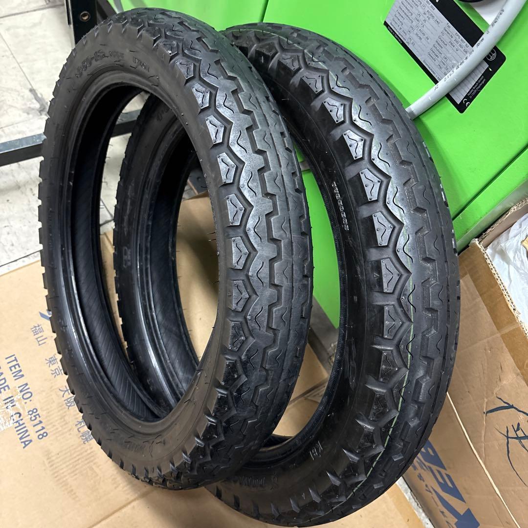 大*美様 ダンロップTT100GPチューブレス18インチ3.50/4.00 2本