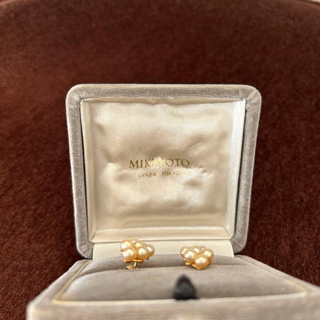 ミキモトのパールピアス