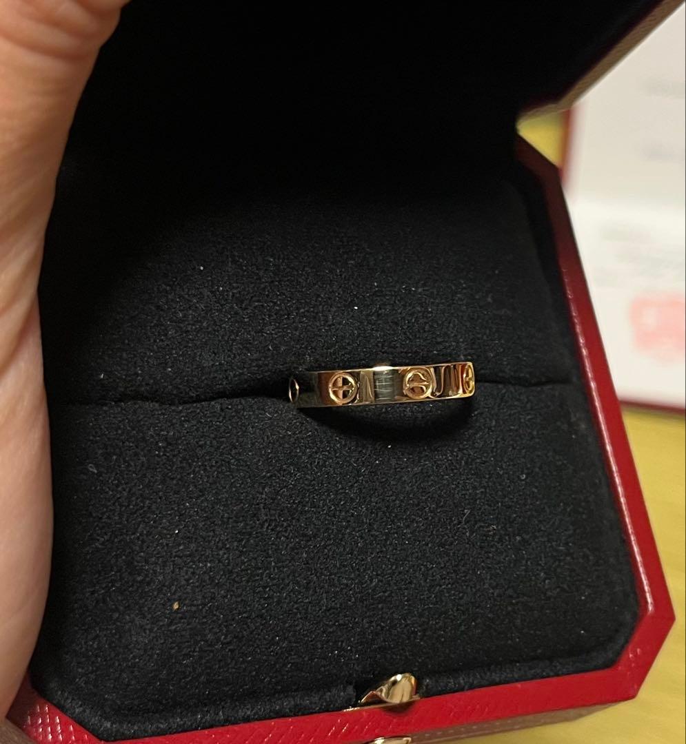 カルティエ Cartier ミニラブリング イエローゴールド YG #54