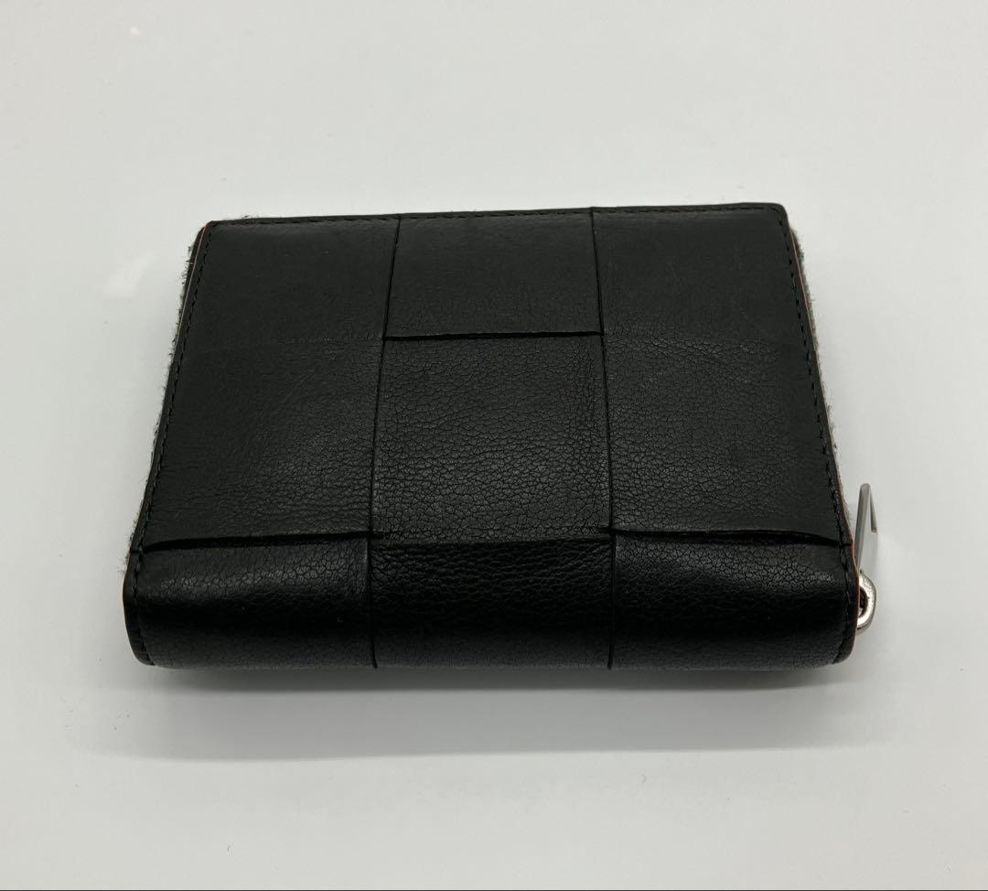 ⭐️ 新型 美品 ボッテガヴェネタ カセット ジップ コンパクト 折り財布 IC