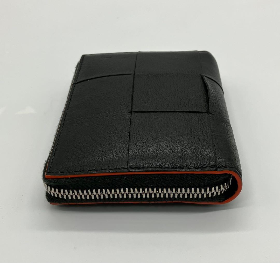 ⭐️ 新型 美品 ボッテガヴェネタ カセット ジップ コンパクト 折り財布 IC