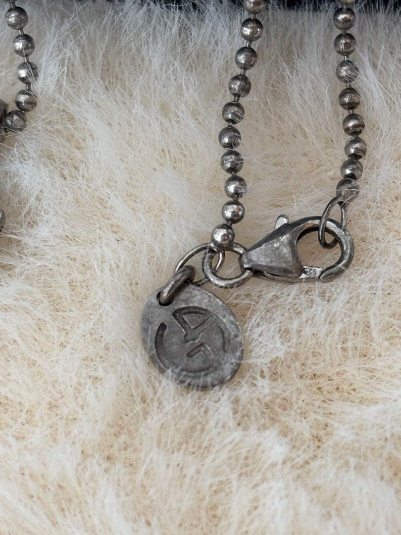 ジョルジオアルマーニ　クロス ネックレス シルバー925 ペア