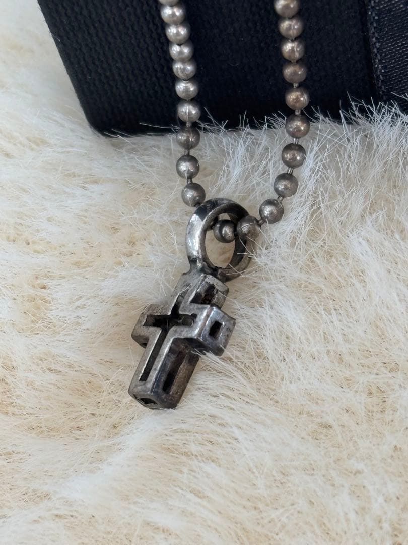 ジョルジオアルマーニ　クロス ネックレス シルバー925 ペア