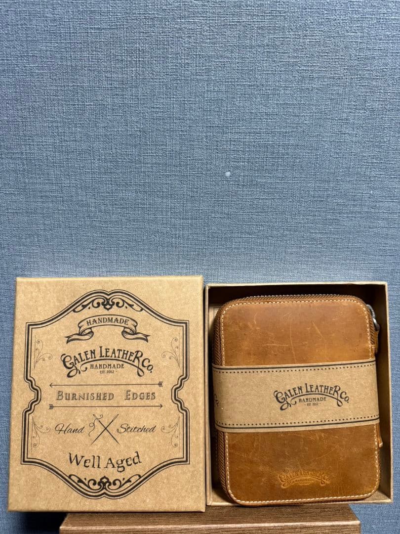 美品ガレンレザー 10本差しペンケース クレイジーホースブラウン