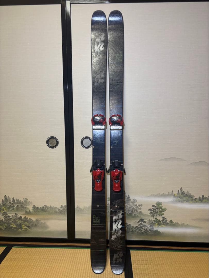 K2 スキー板 黒/赤 Tyroliaビンディング 13