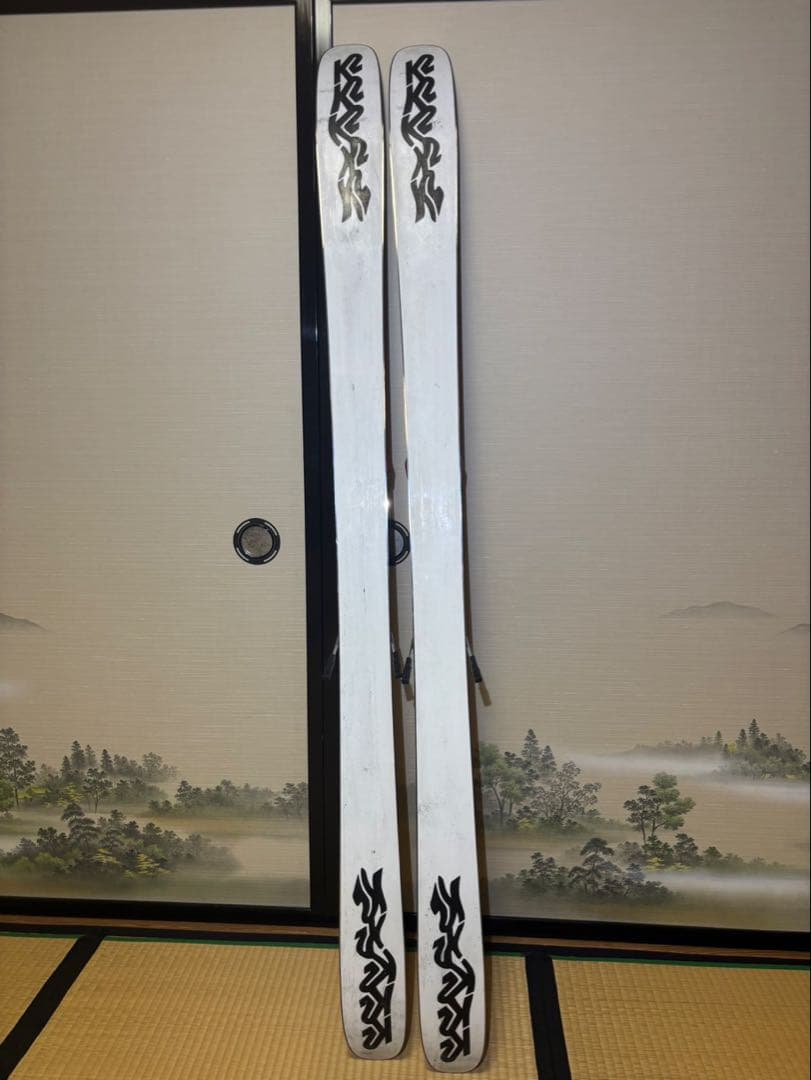 K2 スキー板 黒/赤 Tyroliaビンディング 13
