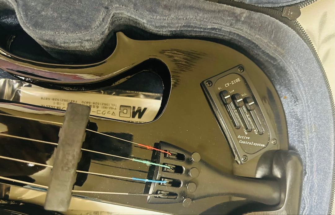 【7】Hallstatt エレキバイオリン CV210-E ブラック