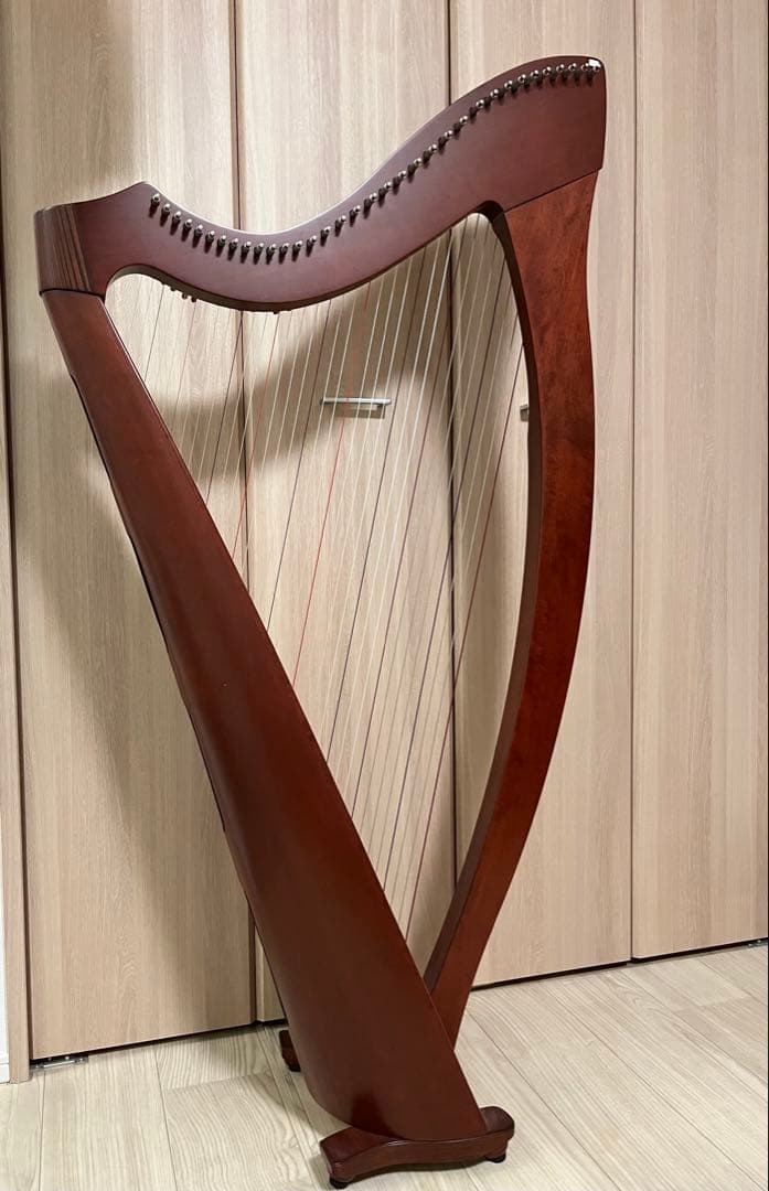 Salvi MIA 34弦 レバーハープ アイリッシュハープ チューナー&カバー