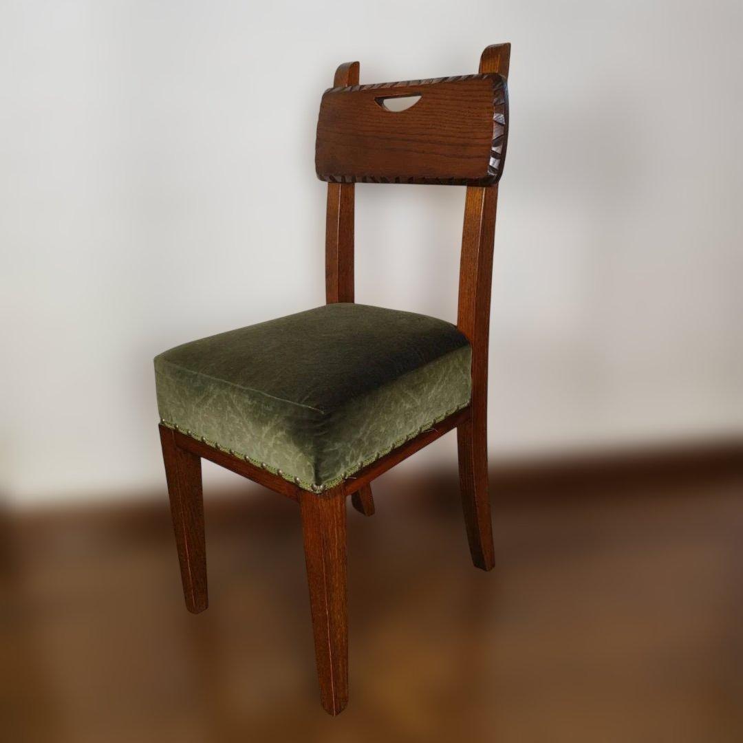 三越家具 Brugge ブルージュ ダイニングチェア オーク材 英国風 ♪