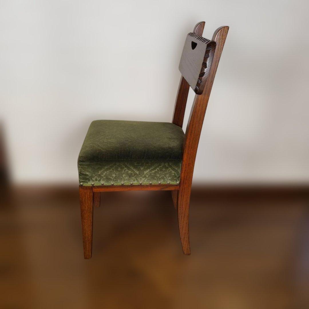 三越家具 Brugge ブルージュ ダイニングチェア オーク材 英国風 ♪