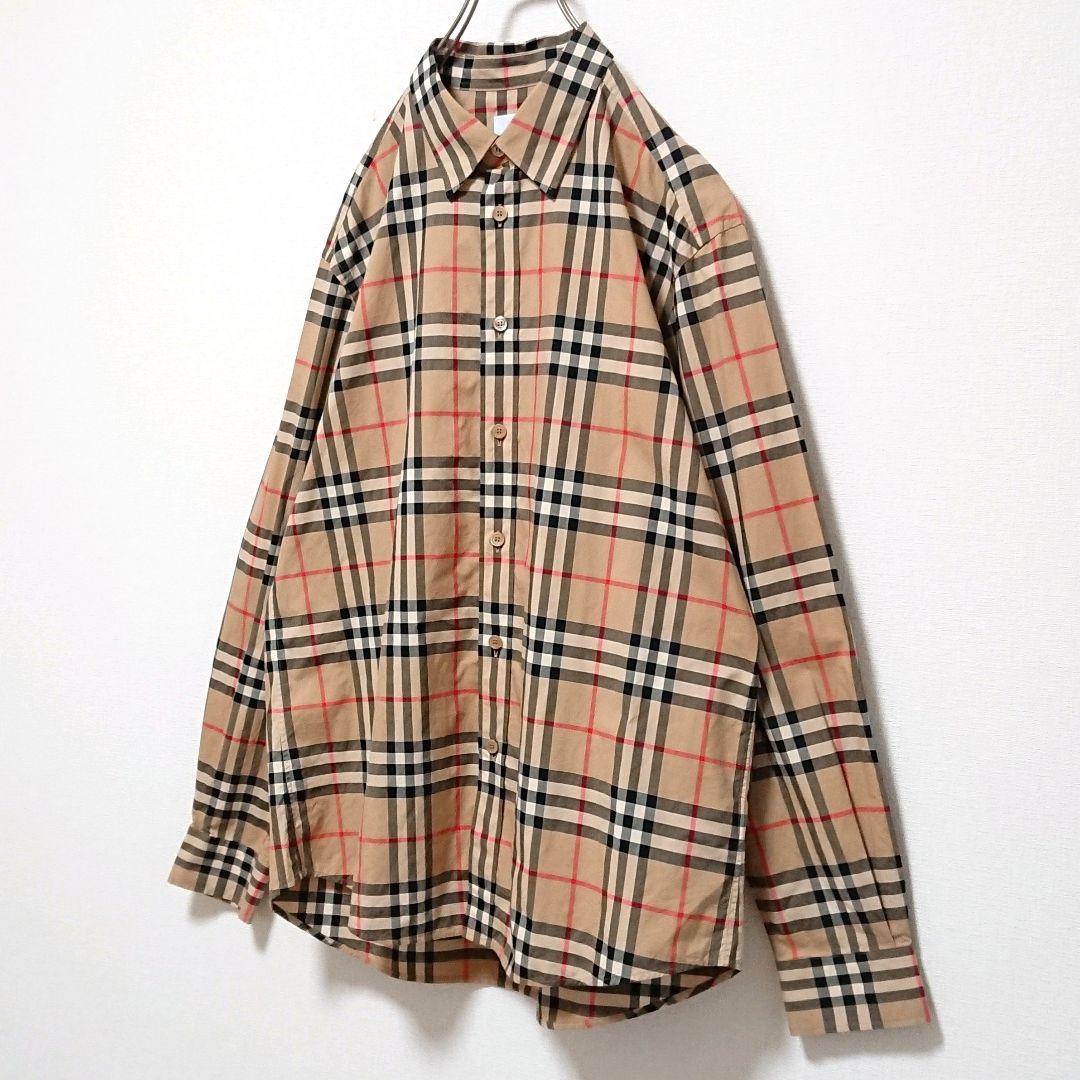 人気 定番モデル バーバリーロンドン イングランド ノバチェック 長袖 シャツ