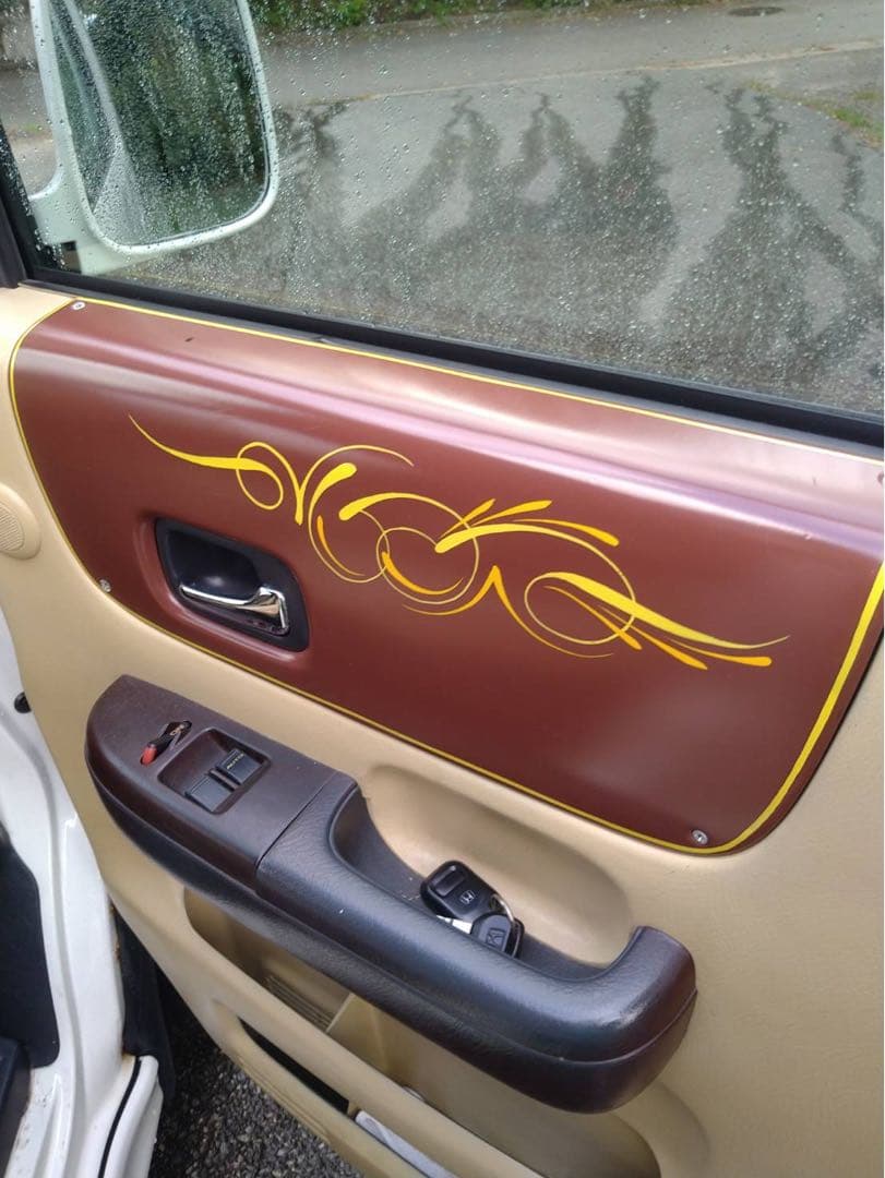 ブラウン内装トリムパネル 4点セット