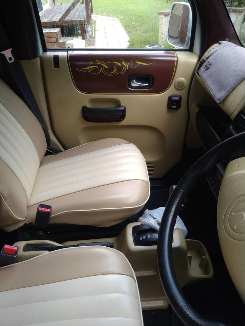 ブラウン内装トリムパネル 4点セット