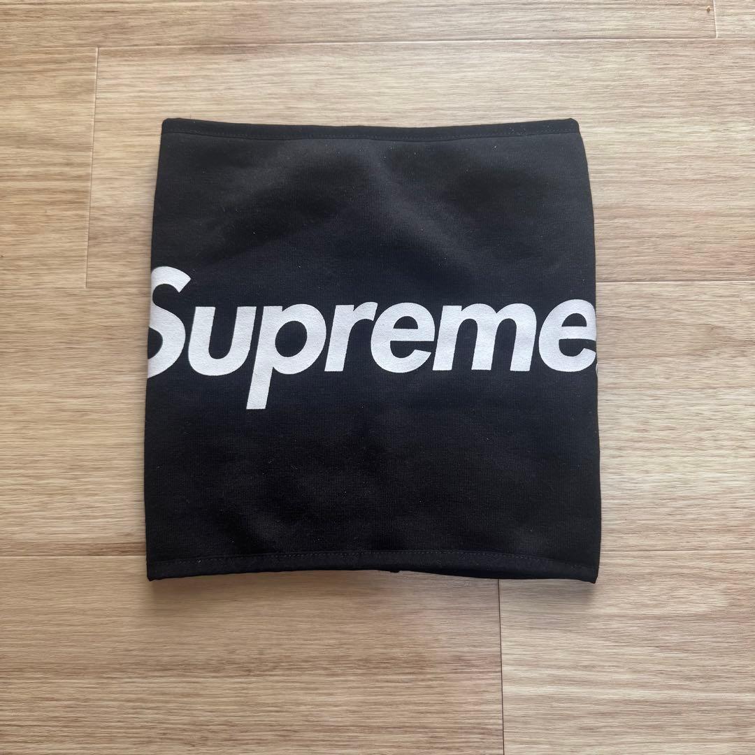 【美品】 Supreme ブラック ネックウォーマー