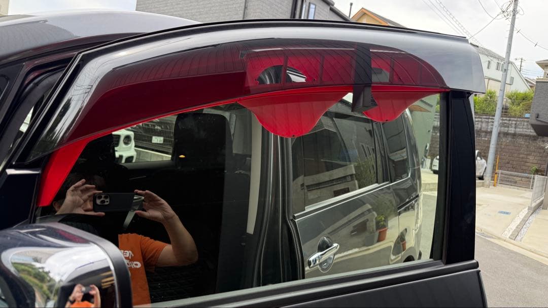 デリカD5専用　ウインドダクト2セパレート付WAVE2/3