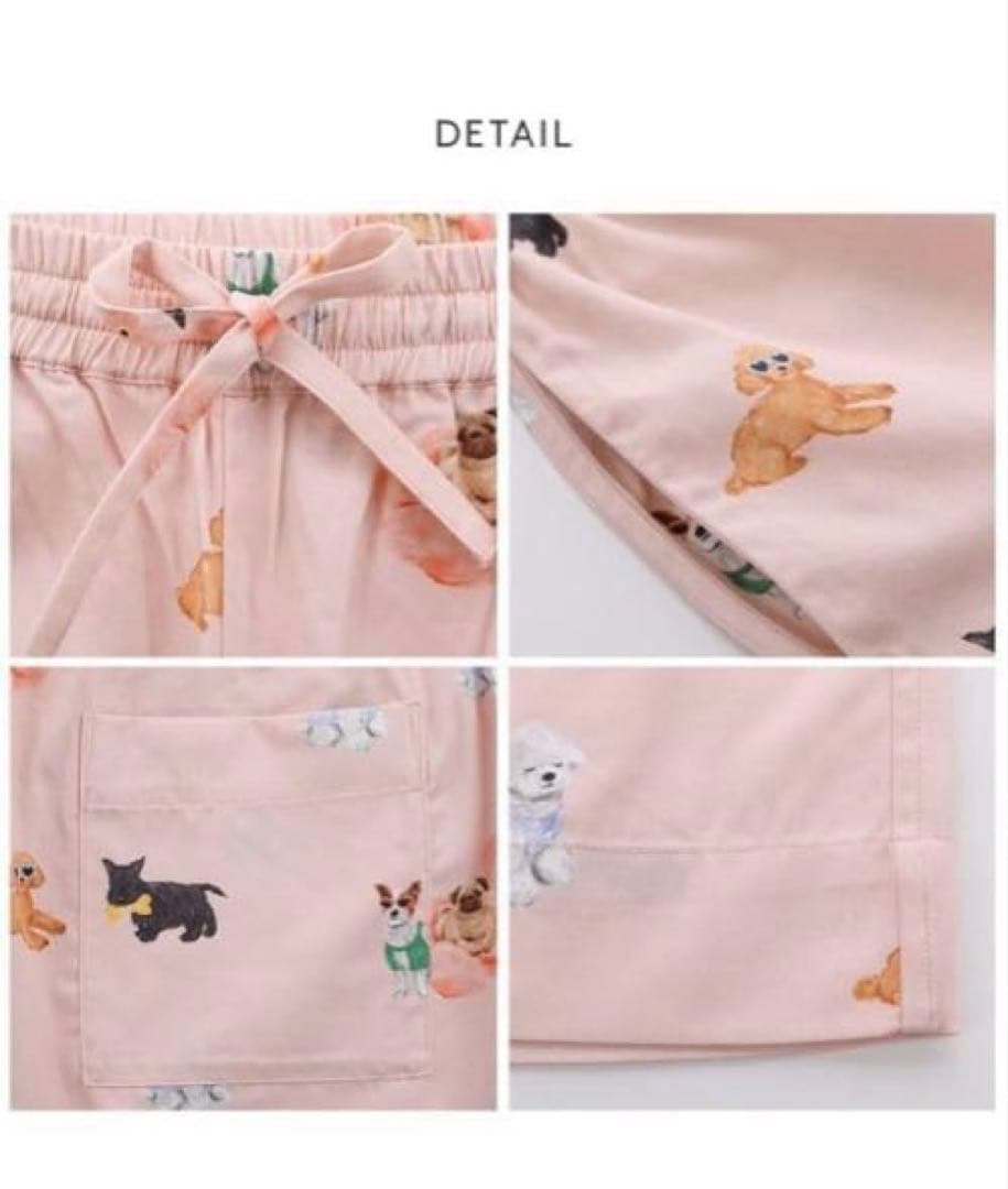 新品未使用【UNISEX】SUMMER DOG総柄ハーフパンツ