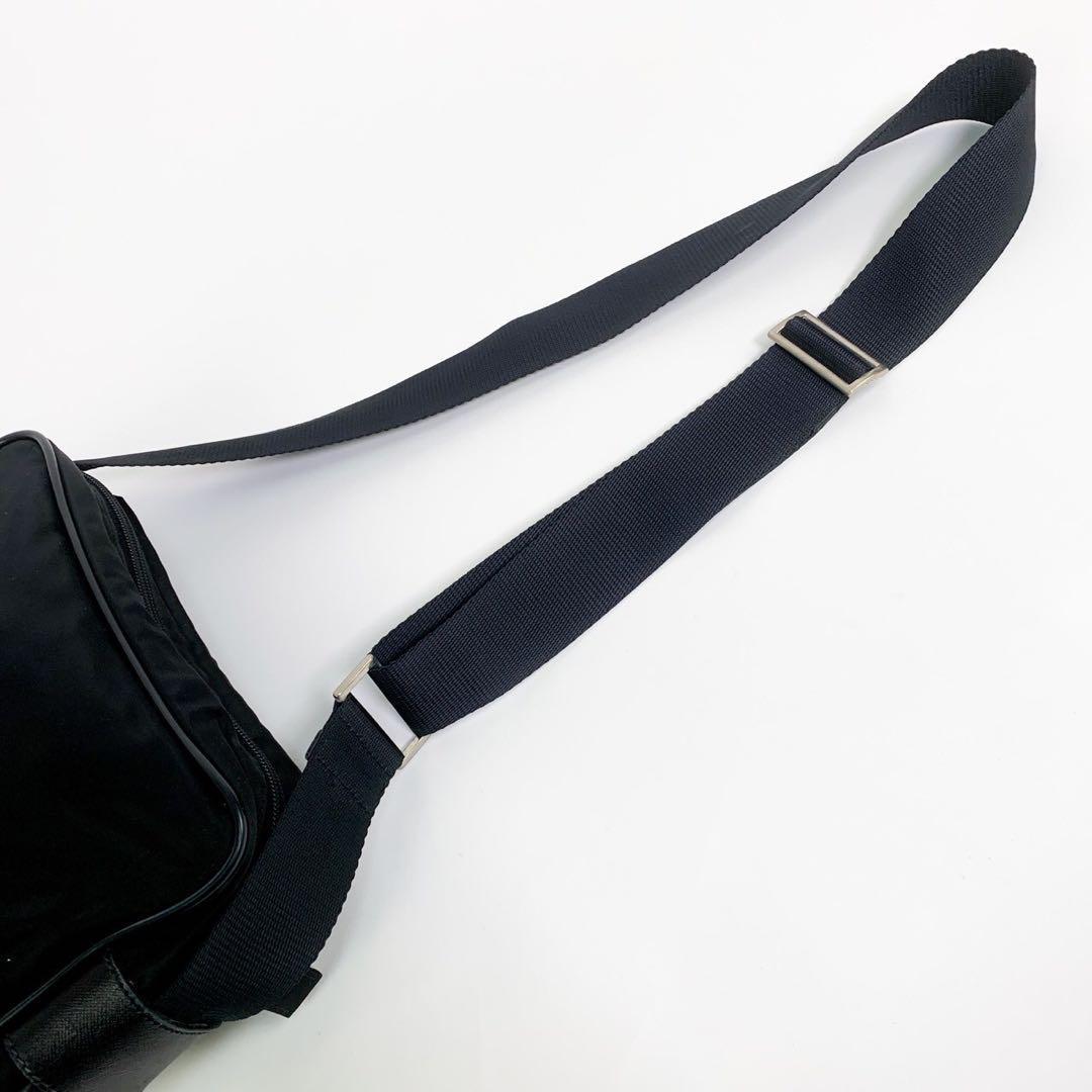 PRADA プラダ ギャラカード ショルダーバッグ メッセンジャーバッグ 黒