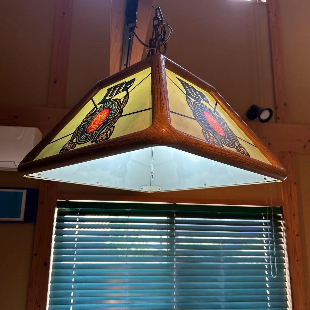 値下げします。Miller Lite 当時物　照明