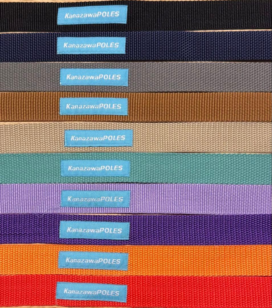 長さストラップ選択　KanazawaPOLES 30cmグリップ　レッド