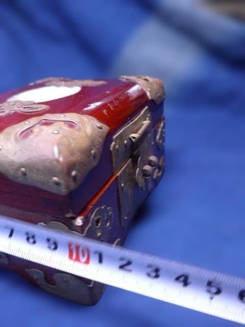 中国上海の伝統工芸　ジュエリーボックス　木製　ヴィンテージ　です