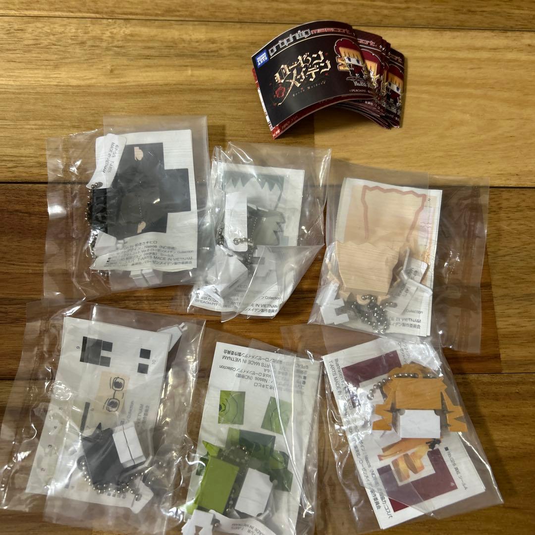 ローゼンメイデン メタルアートしおり イメージサシェ 蒔絵シール ステッカー