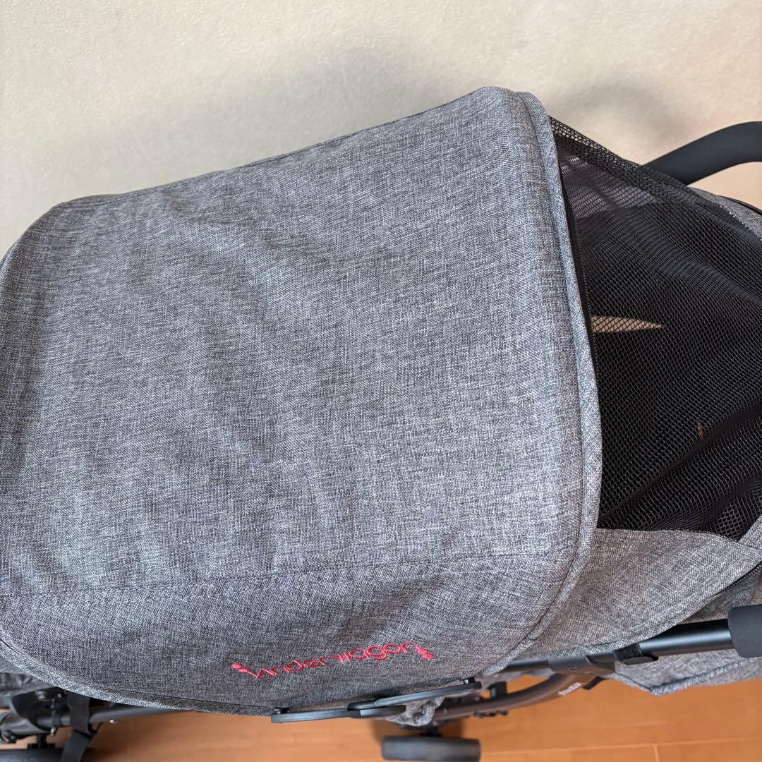 【2023年3月製造】キンダーワゴン DUOシティHOP 2人乗りベビーカー