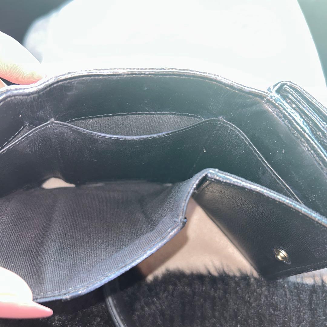 CHANEL キャビアスキン　ミニ財布