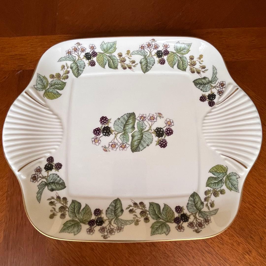 【未使用美品】ロイヤルウースター★ラヴィニア★手付きプレート