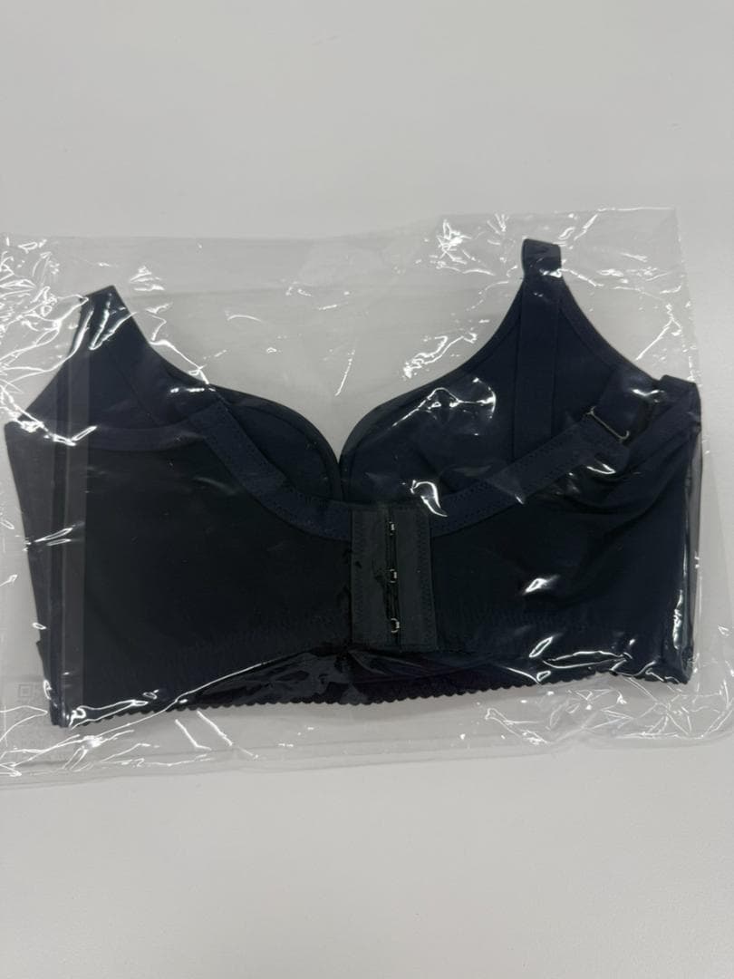 うさぎくん　ネイビー　ピンク　2枚セット　ノンワイヤー　Sサイズ