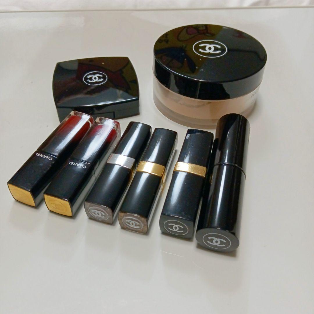 CHANEL　シャネル　コスメまとめ売り　フェイスパウダー　アイシャドウ　リップ