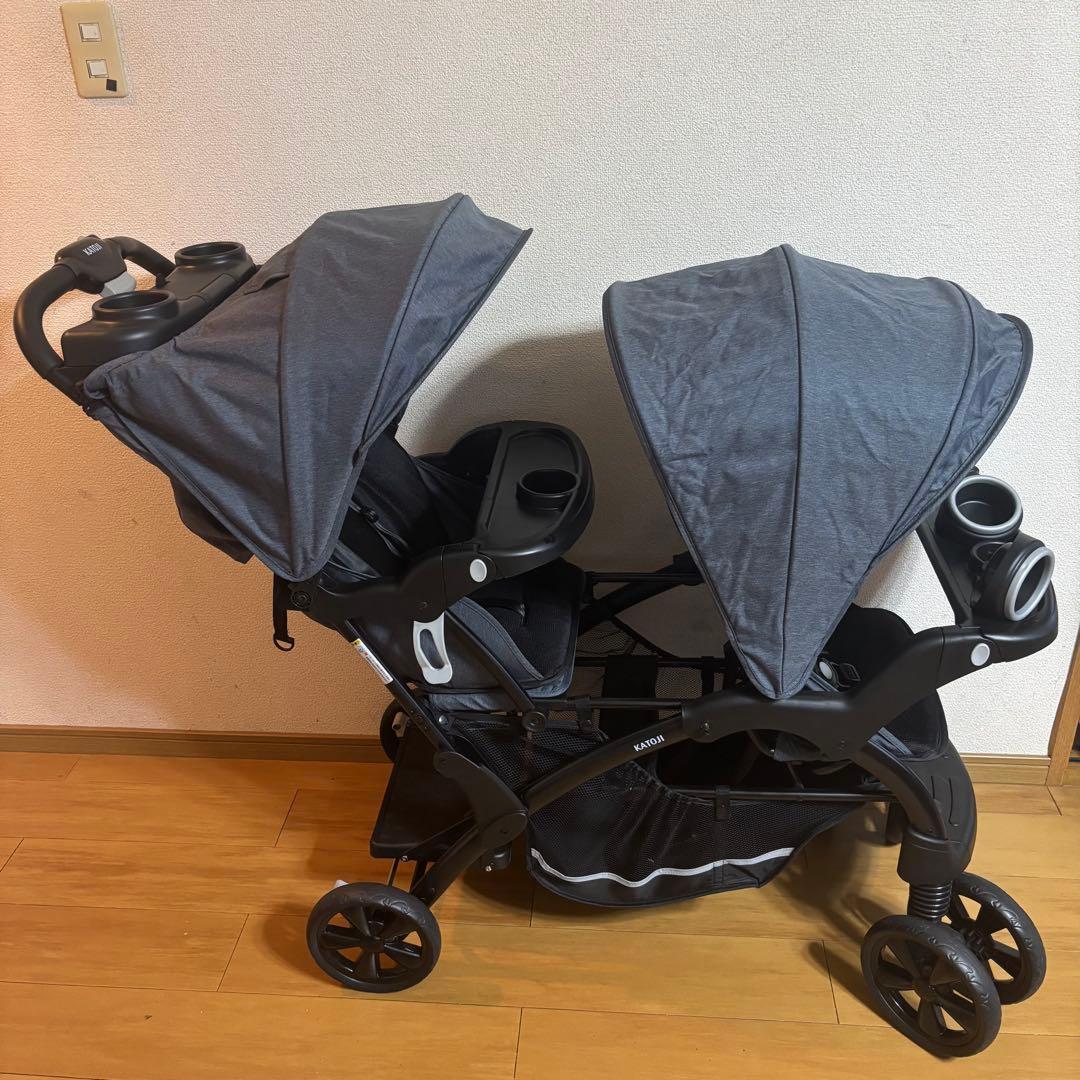 【極美品】KATOJI カトージ 二人でゴーDX 二人乗り 縦型