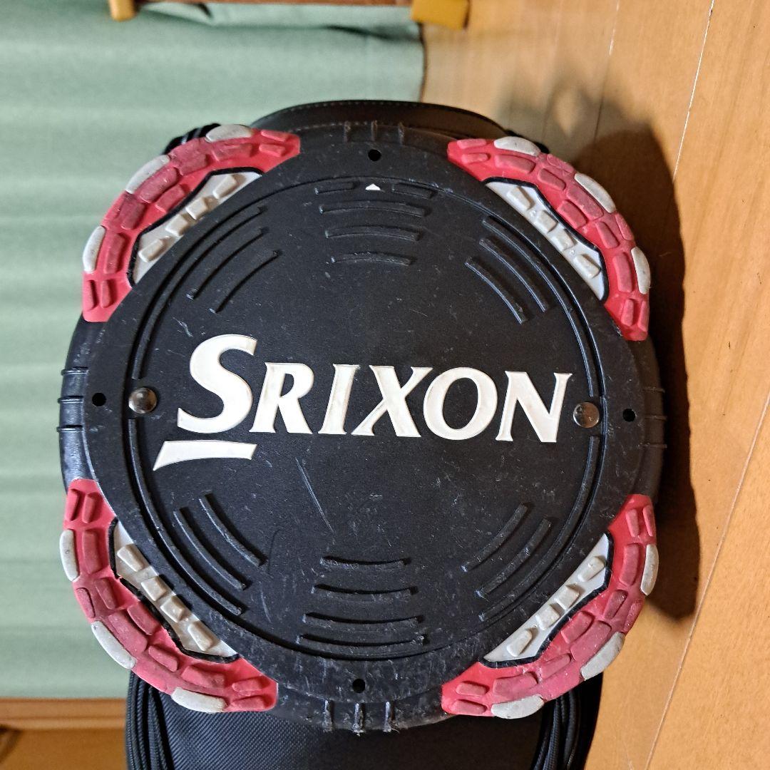 Srixonキャディバッグ9インチ美品。サンバイザーとアイアンカバーオマケ