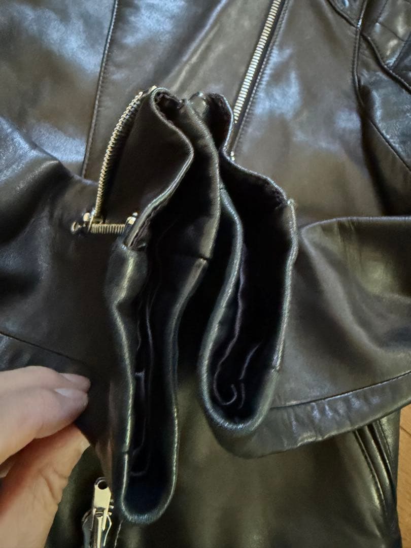 激味 SCHOTT 641 シングルライダース ボアライナー 38 USA