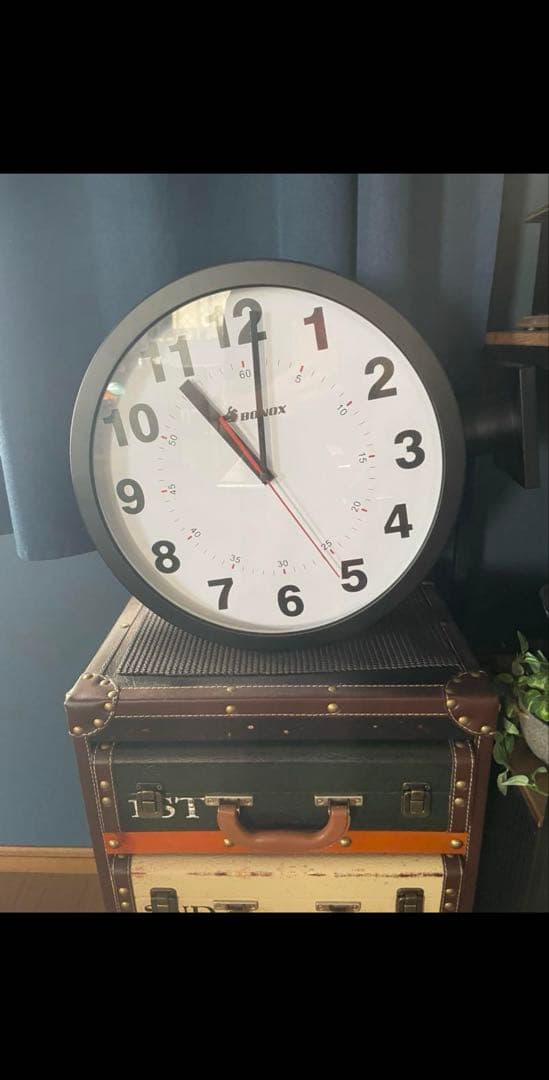 ダルトン　ダブルフェイス ウォール クロック　アルミ製　定価20900円